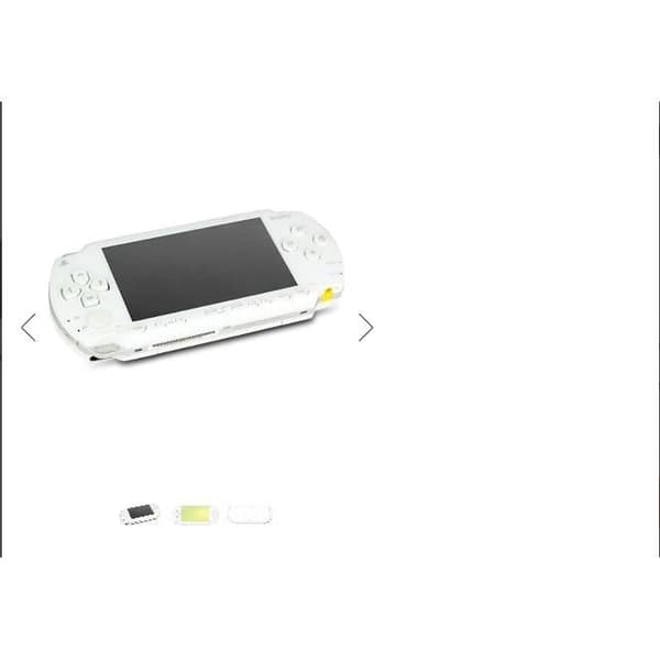 PSP-konsol - Sony - Vit - Med 1 spel - Bärväska - I bra skick- USED