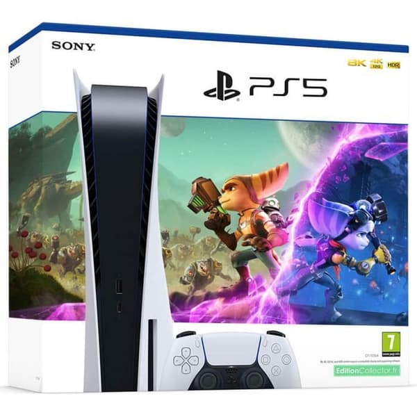PS5-konsol Sony PlayStation 5 (Ratchet &amp; Clank Rift Apart Bundle)- USED