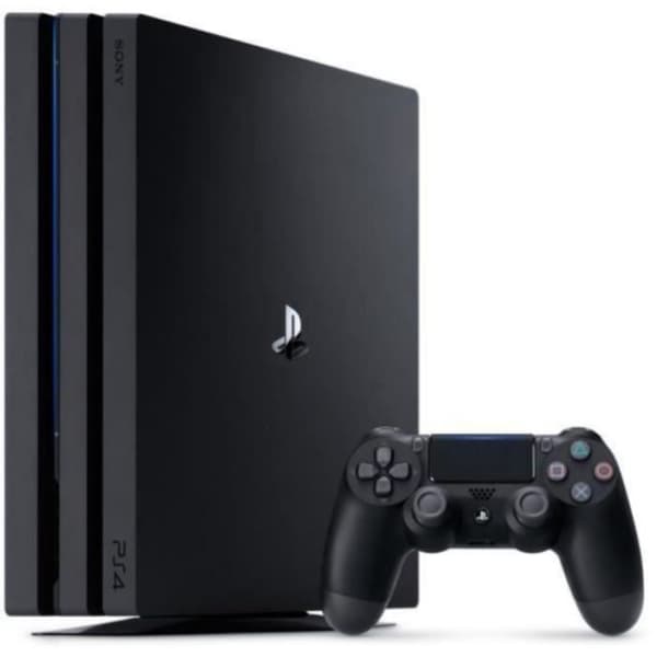 Sony PS4 Pro 1TB-konsol - Call of Duty Modern Warfare - 4K HDR - Bluetooth WIFI - Blu-ray 3D DVD CD - Svart- USED