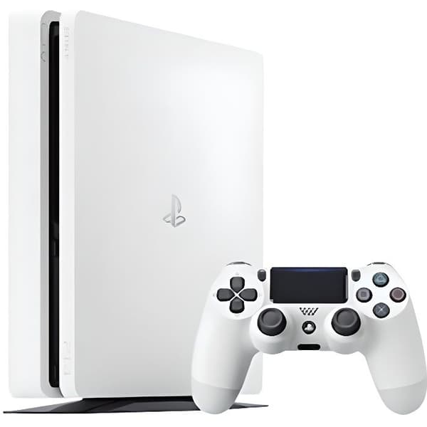 Konsol PlayStation 4 Chassi D 500GB, Slim White- Limited- USED
