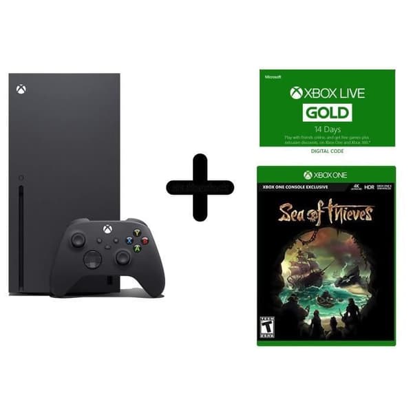 Xbox Series X-konsol + Xbox Live Gold 14 dagar + nedladdning av Shadow of War-spel- USED