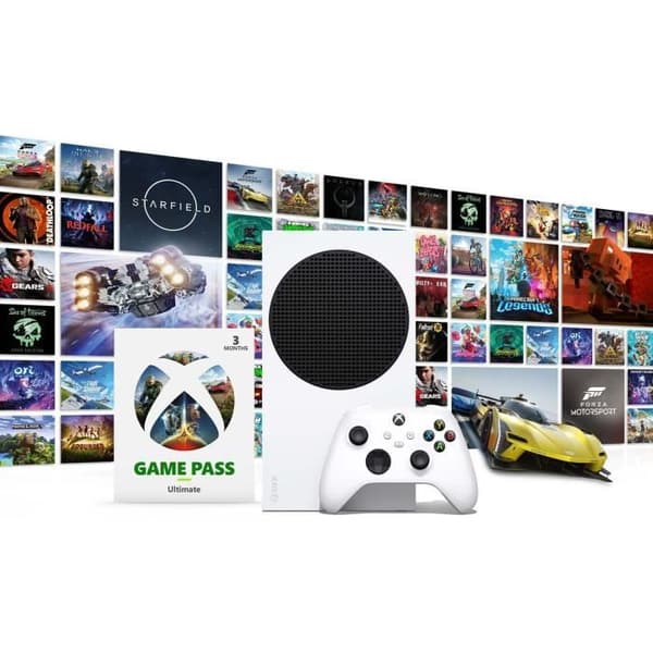 Xbox Series S-konsol - Starter Pack - 512 GB - 3 månaders Game Pass Ultimate ingår- USED