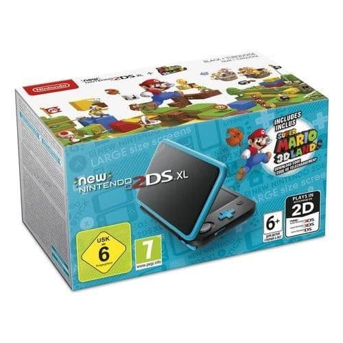 Bärbar konsol - Nintendo - Ny 2DS XL - Super Mario 3D Land - Svart - 4 GB- USED