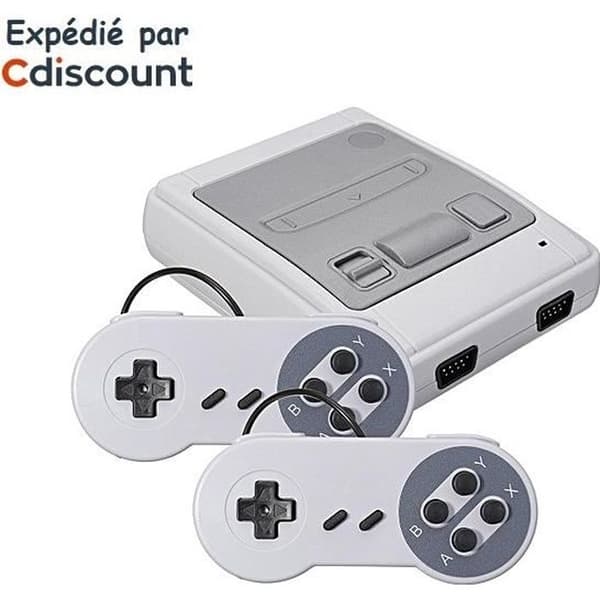 Retro Console 400 integrerade spel - AV videospel - Super NES Mini SFC stil - grå - pack- USED