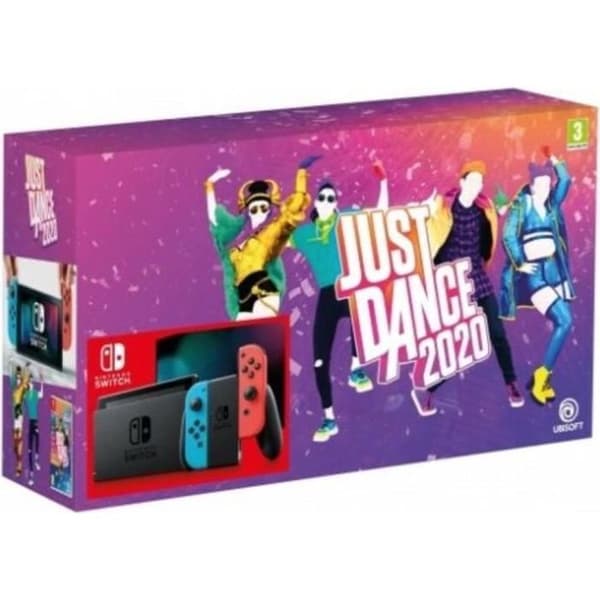 Konsol SWITCH + Just Dance 2020 SWITCH- USED