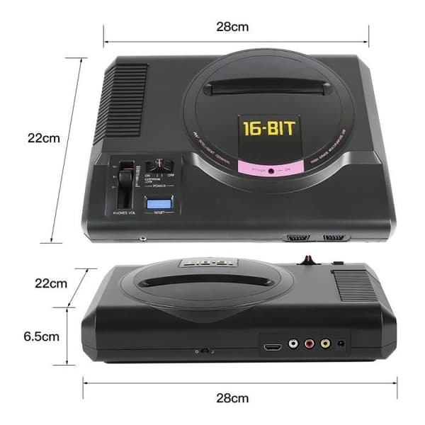 Bilingda® Sega Mega Drive Mini 16-bitars spelkonsol- USED