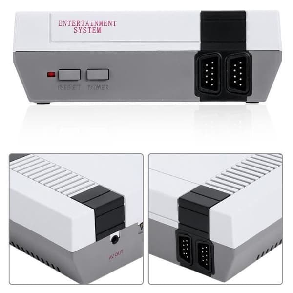 3RCA Mini TV Handhållen videospelskonsol Videospelskonsoler Inbyggda 620 klassiska spel för nes-spel- USED