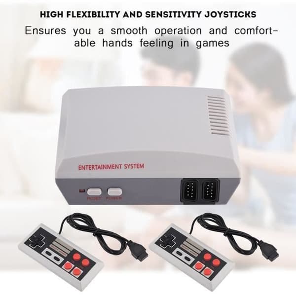 HDMI-videospelssystem NES Classic Mini TV-spelkonsol Dubbla handtag Dubbla joysticks med inbyggd PAL och NTSC EU-kontakt@H4- USED