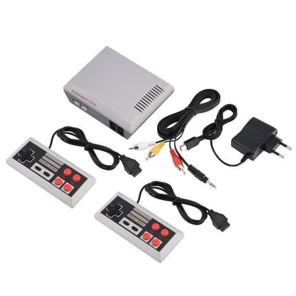 HDMI-videospelssystem NES Classic Mini TV-spelkonsol Dubbla handtag Dubbla joysticks med inbyggd PAL och NTSC EU-kontakt@H4- USED