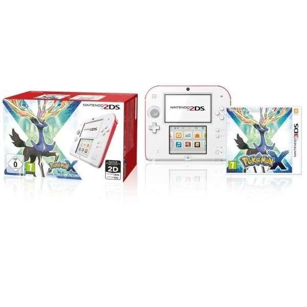 Nintendo 2DS bärbar konsol - Nintendo - Röd + Pokemon X - Limited Edition- USED