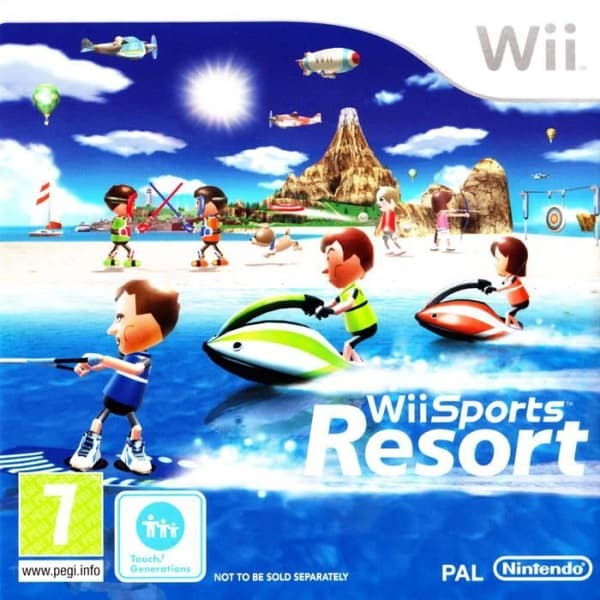 Konsol Wii Black "Mario Collection" 8 SPEL INGÅR- USED