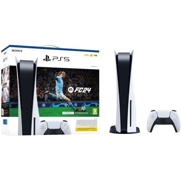 PlayStation 5-konsol - Standard Edition + EA Sports FC 24- USED