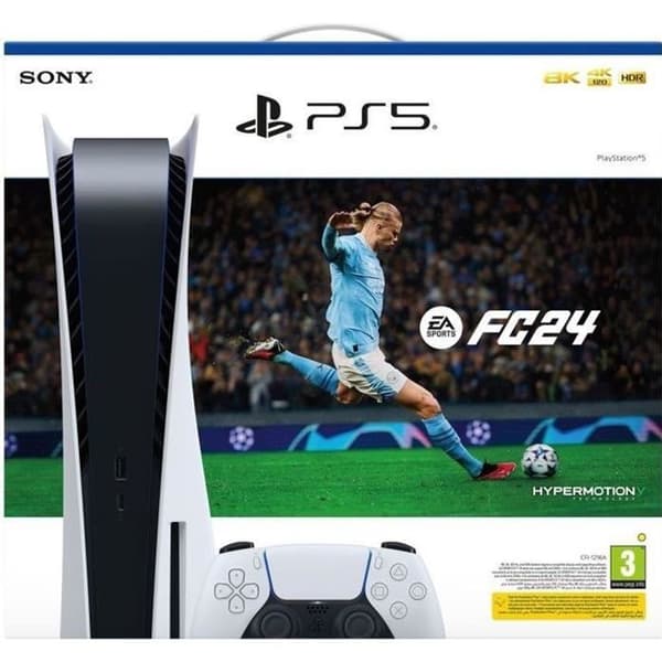 PlayStation 5-konsol - Standard Edition + EA Sports FC 24- USED