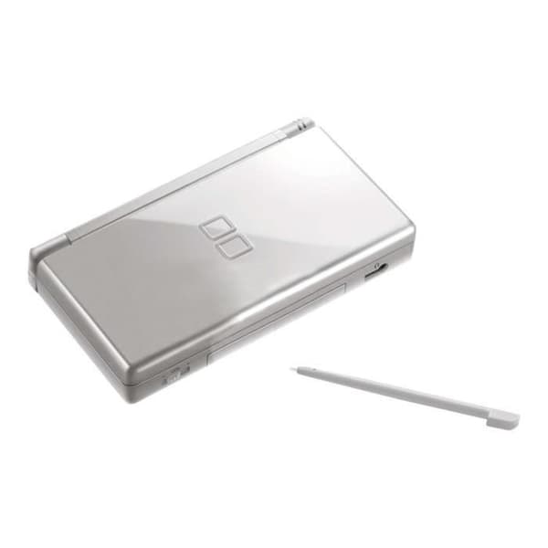 Nintendo DS Lite Silver handhållen spelkonsol- USED