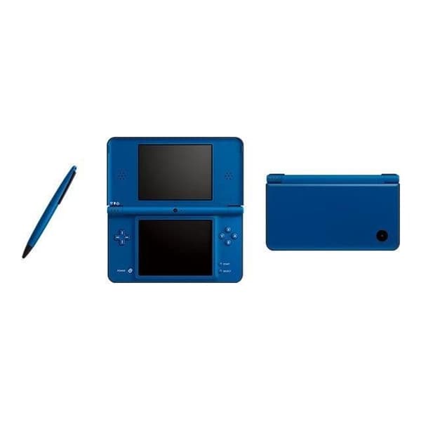 Nintendo DSi XL Midnight Blue Handheld Game Console Dr. Kawashima's Brain Training: Arts Edition- USED
