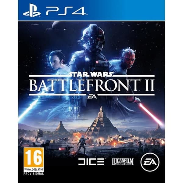 Ny PS4-konsol 500 GB Vit + Star Wars Battlefront II- USED