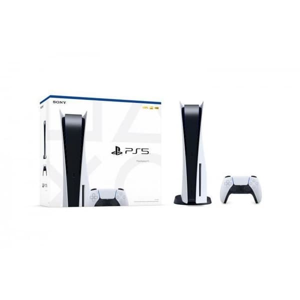 Hemkonsol - Sony - PlayStation 5 - Vit - PS5 - Standard - 825 GB- USED