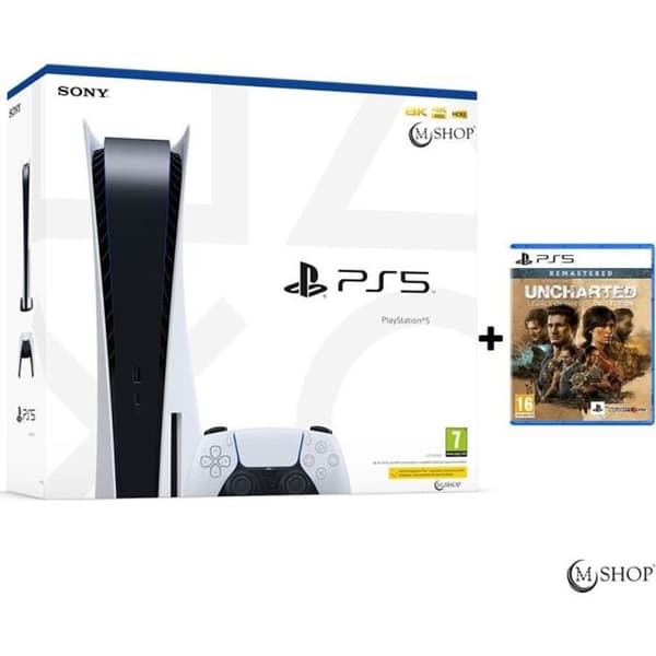 Vardagsrumskonsol - Sony - Playstation 5 - 825 GB - Vit - Bundle- USED