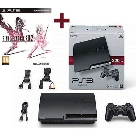 PS3 Slim 320 GB-konsol - Sony - Final Fantasy XIII-2- USED