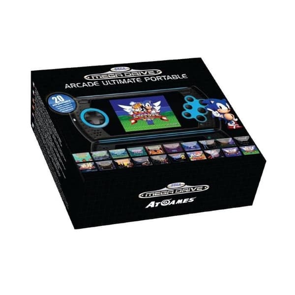 Sega MegaDrive Arcade Ultimate handhållen konsol - 20 inbyggda spel- USED