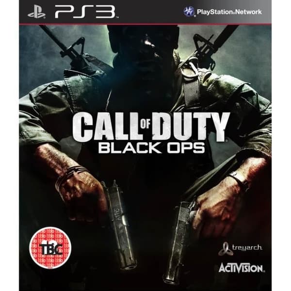 PS3 500Go + Black Ops-spel + Ghosts erbjuds- USED