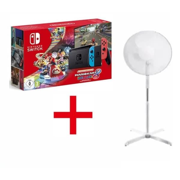 KonsolSWITCH + MARIOKART + GRATIS FLÄKT- USED