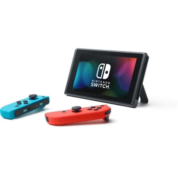 NINTENDO Switch (2019) 32GB Joy-Con Neon Blue & Red - Renoverad - Mycket bra skick- USED