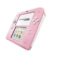 Miniatyrbild 3 av 4: Nintendo 2DS-konsol - rosa &amp; vit + 3DS-spel + påse- USED