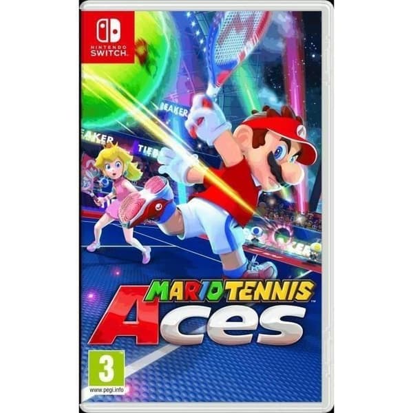 Packa Nintendo Switch Grey + Super Mario Odyssey + Mario Tennis Aces- USED