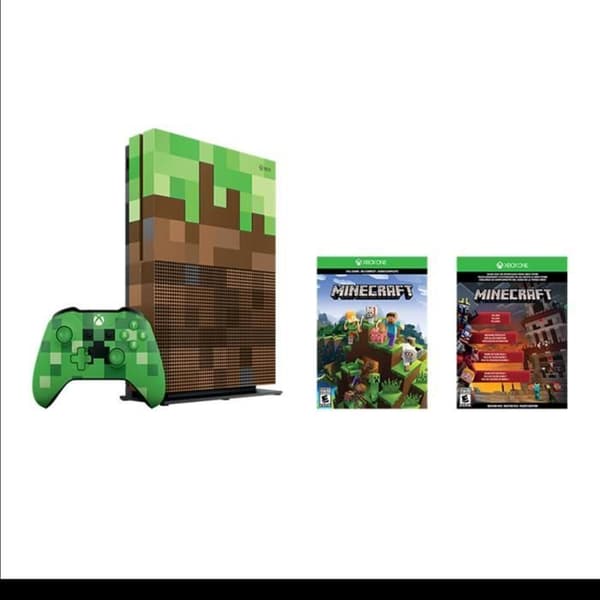 Xbox One S 1TB Minecraft Limited- USED