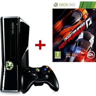 Xbox 360 250 GB-konsol - Microsoft - Special Edition - Svart - Wi-Fi - HDMI-port - Integrerad Kinect- USED