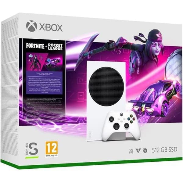 Xbox Series S | Fortnite Rocket League Pack (digitalt innehåll) | 4K HDR-kompatibel- USED