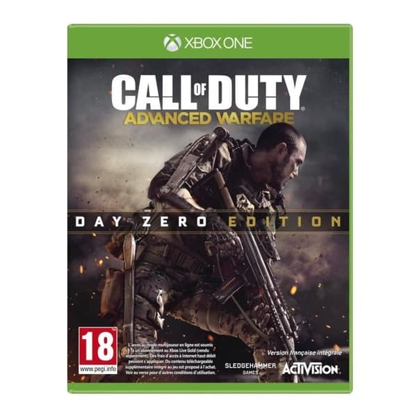 XBOX ONE + FIFA 15 + CALL OF DUTY ADVANCED WARFARE- USED