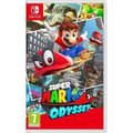 Miniatyrbild 3 av 4: Nintendo Switch-konsol med ett par neon Joy-Con + Super Mario Odyssey + Mario Kart 8 Deluxe- USED