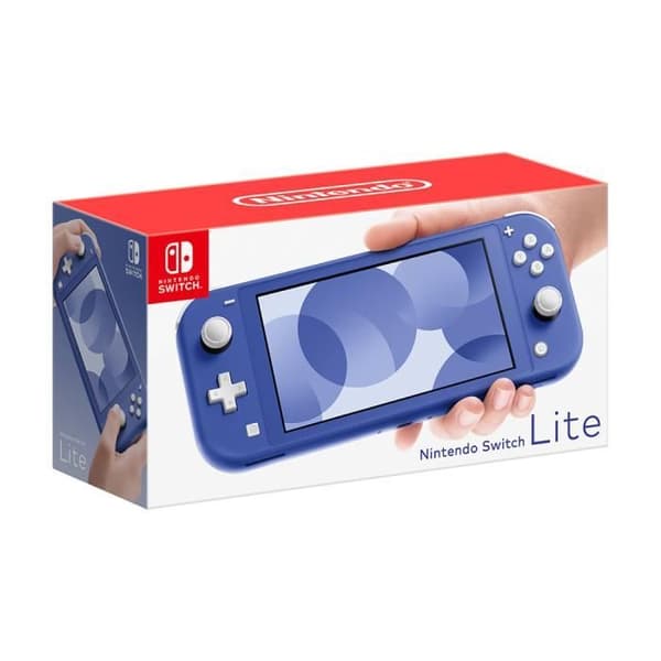 Konsol bärbar Nintendo Switch Lite Blå (Japansk version + US/UK-FR adapter)