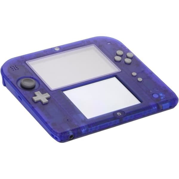NINTENDO 2DS HW AZUL TRANSPARENT VIDEO CONSOLA PORTATIL PARA JUEGOS ALTA CALIDAD RESISTENTE DURADERA VIDEO CONSOLA- USED