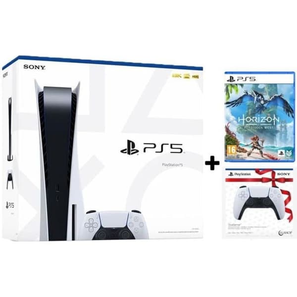 Sony PS5 Standard Console - Sony - PS5 - Blå - 825 GB - Vardagsrumskonsol - Standard- USED