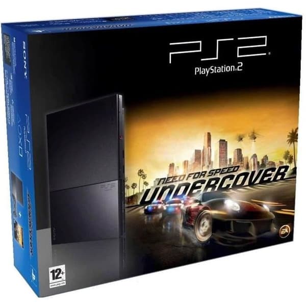 Playstation 2-konsol - Sony - SCPH-90004 CB - Need for Speed Undercover-paket - Svart - PS2- USED