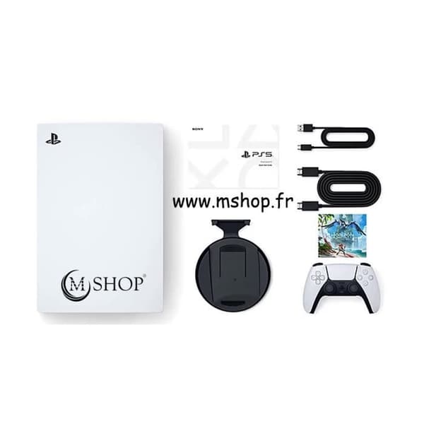 Konsol för hemmet - Sony - PS5 - Paket 825 Go - Färg Svart - Hörlurar med mikrofon PULSE 3D- USED