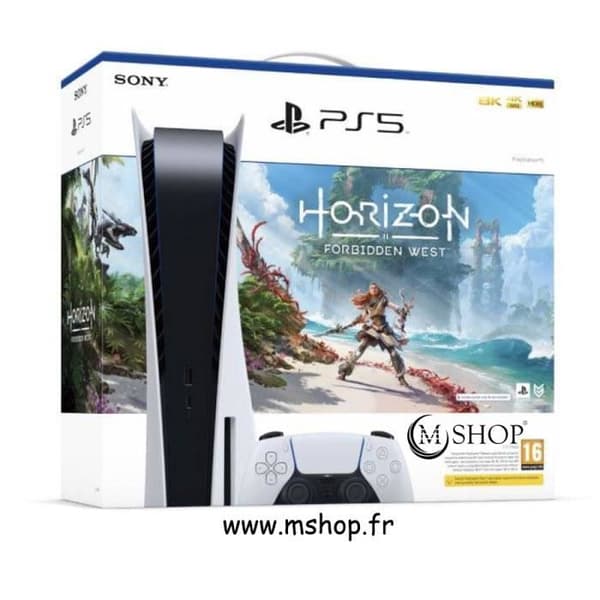 Konsol för hemmet - Sony - PS5 - Paket 825 Go - Färg Svart - Hörlurar med mikrofon PULSE 3D- USED