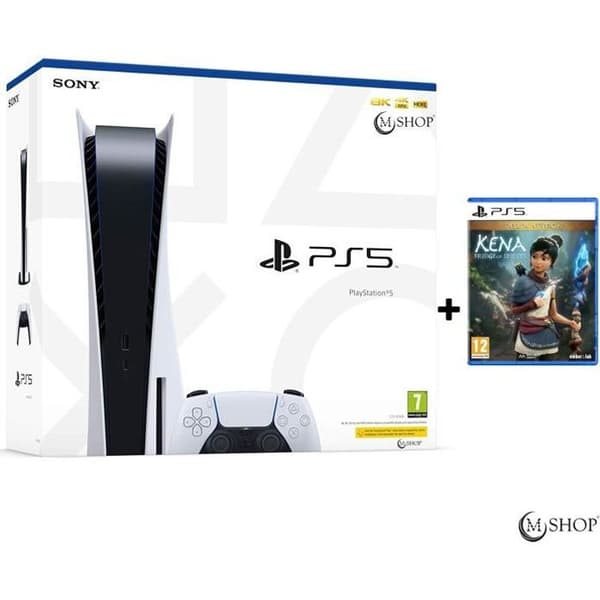 Konsol för vardagsrum - Sony - PS5 - 825 Go - Vit - Bundel- USED