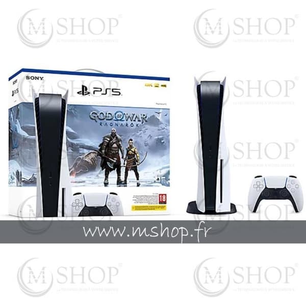 PlayStation 5 God of War Ragnarok-konsol - Sony - Limited Edition - PS5 - 825 GB- USED
