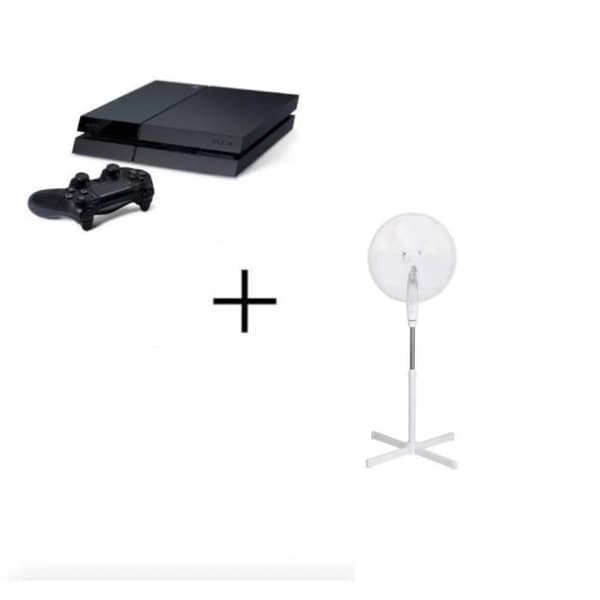 PS4 KONSOLL 1TB FETT + FLÄKT- USED