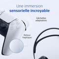Miniatyrbild 3 av 4: Sony PlayStation 5 Standardversion PS5-konsoler 4K TV-spel Wifi 6 Supersnabb 825 GB SSD med 1 DualSense trådlös handkontroll Vit- USED