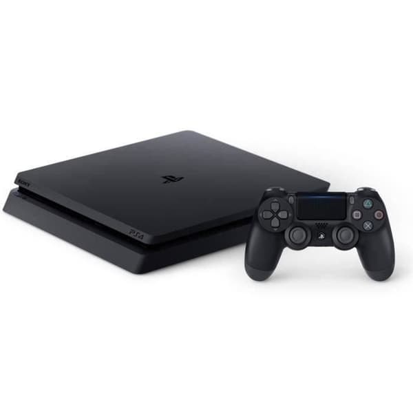 Sony PlayStation 4 500 GB-konsol + handkontroll - Svart - Renoverad - Mycket bra skick- USED