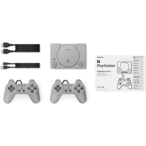 Sony PlayStation Classic spelkonsol - Silver - Renoverad - Bra skick- USED