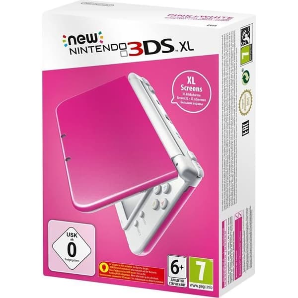 NINTENDO 3DS XL-konsol - Rosa - Renoverad - Utmärkt skick- USED
