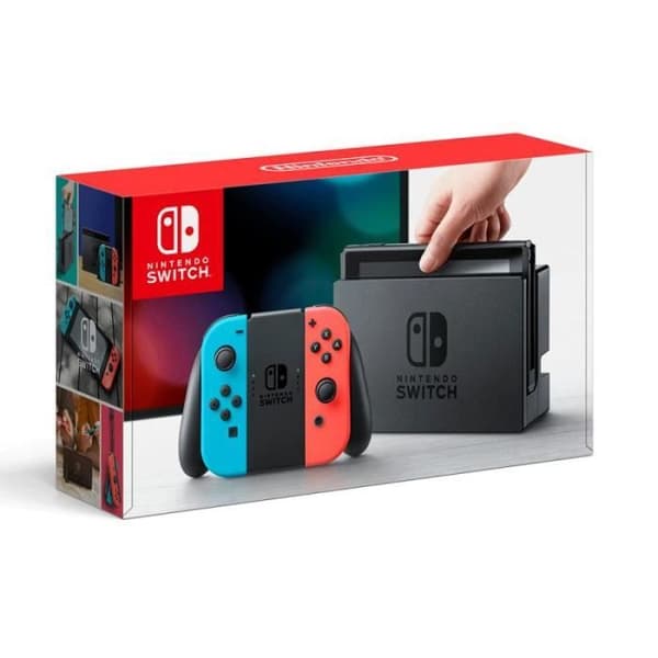 Nintendo Switch-konsol Neonröd / Neonblå - Switch-hårdvara- USED