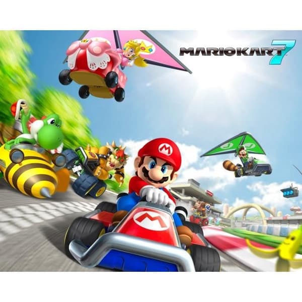 konsol nintendo wii + mario kart + hdmi-adapter- USED