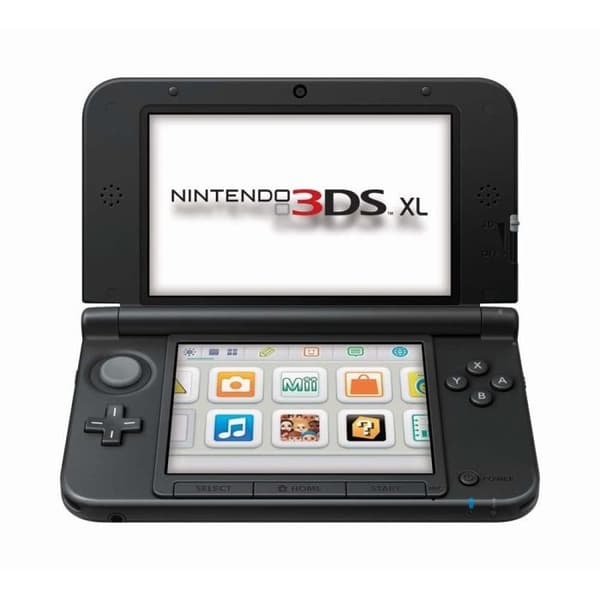 3DS XL KONSOLL SILVER + SVART- USED